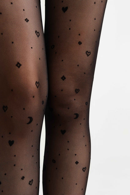 Fantasy Tights Conte Moon Patterns
