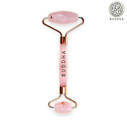 Buddha Natural M African Rose Quartz Face Roller - Helps To Reduce Puffiness Massager
