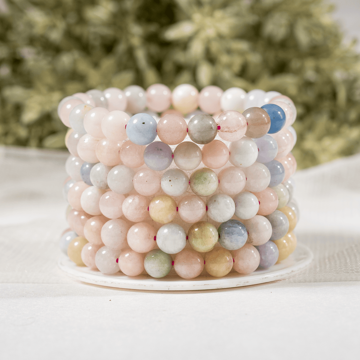 Morganite Bracelet (Travel and Wisdom)  DestGlow