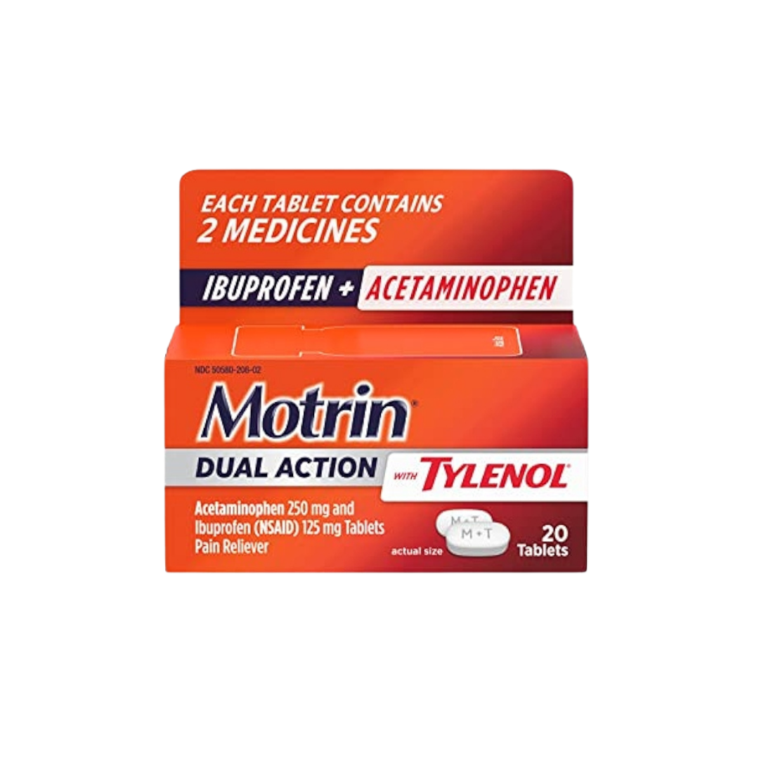 Motrin® + Tylenol™ Dual Action Pain Relief Tablets (20 ct) by Farmacias Savia