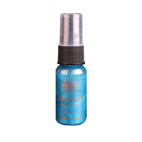 mehron GlitterSpray - Blue 