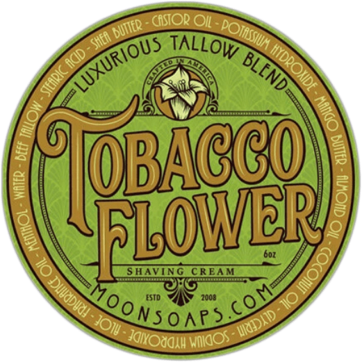 Moon Soaps Tobacco Flower Shaving Cream 6 Oz by Pasteur Pharmacy