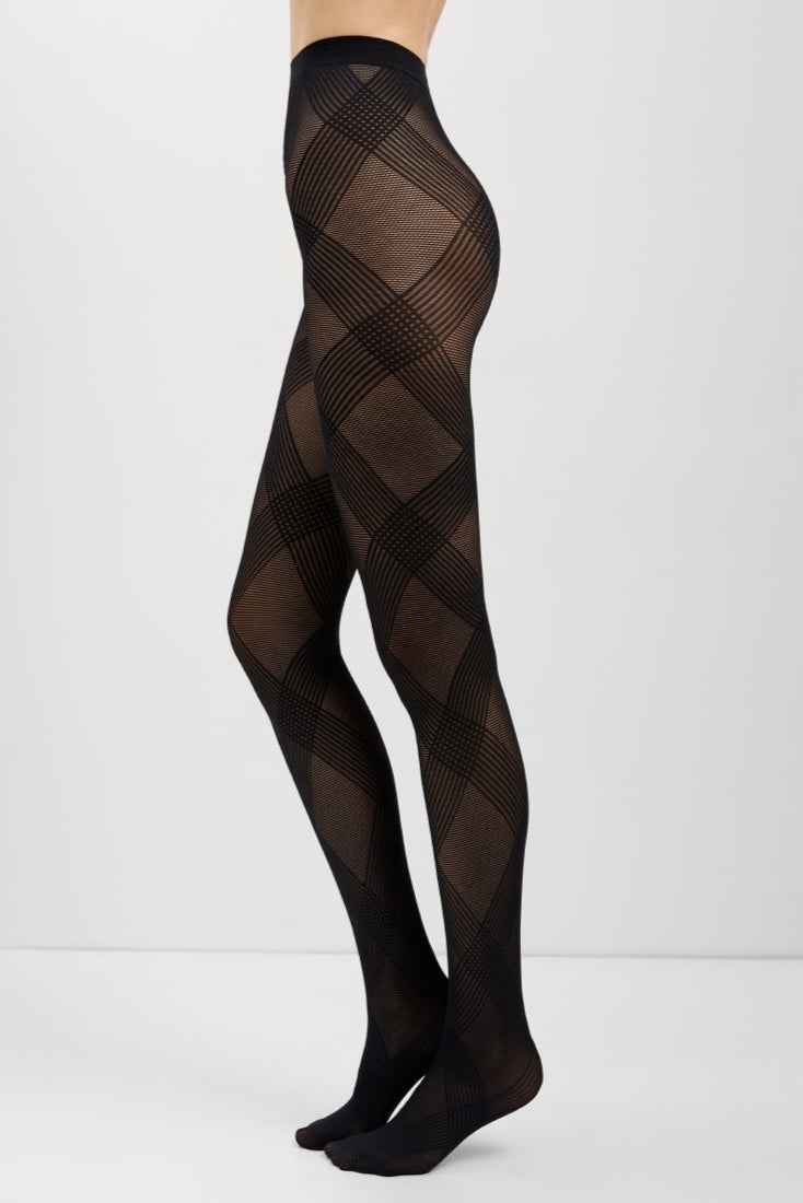 Fantasy Tights Conte Music - Diagonal Stripes