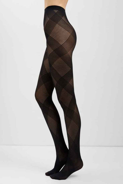 Fantasy Tights Conte Music - Diagonal Stripes