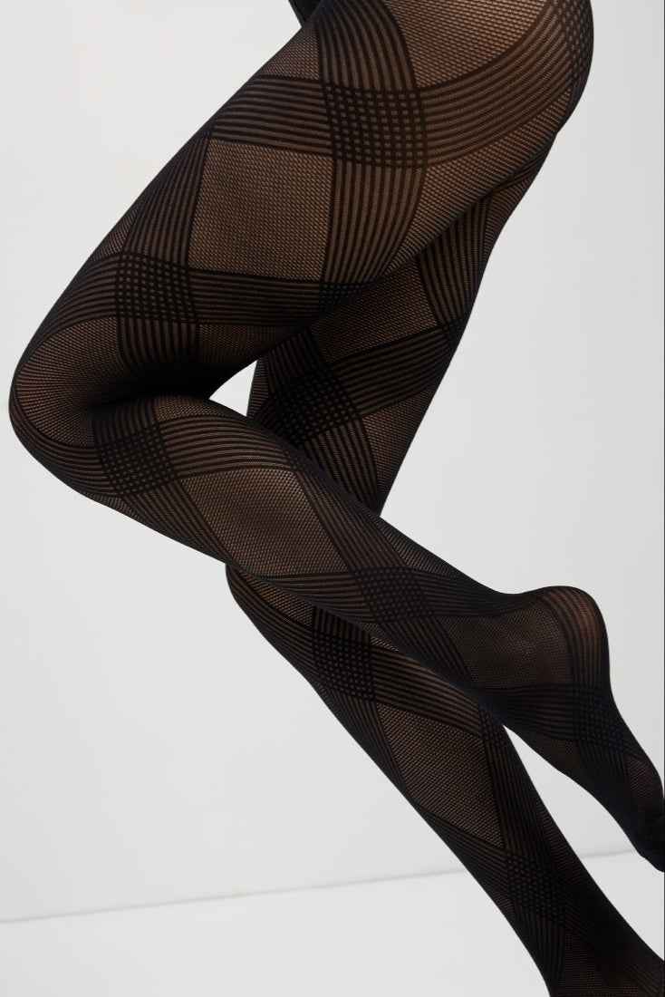 Fantasy Tights Conte Music - Diagonal Stripes