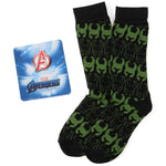 Marvel Avengers Loki Pattern Green and Black Gift Set 