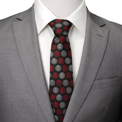 Marvel Ant-Man Red and Gray Charcoal Tie by Cufflinks.com