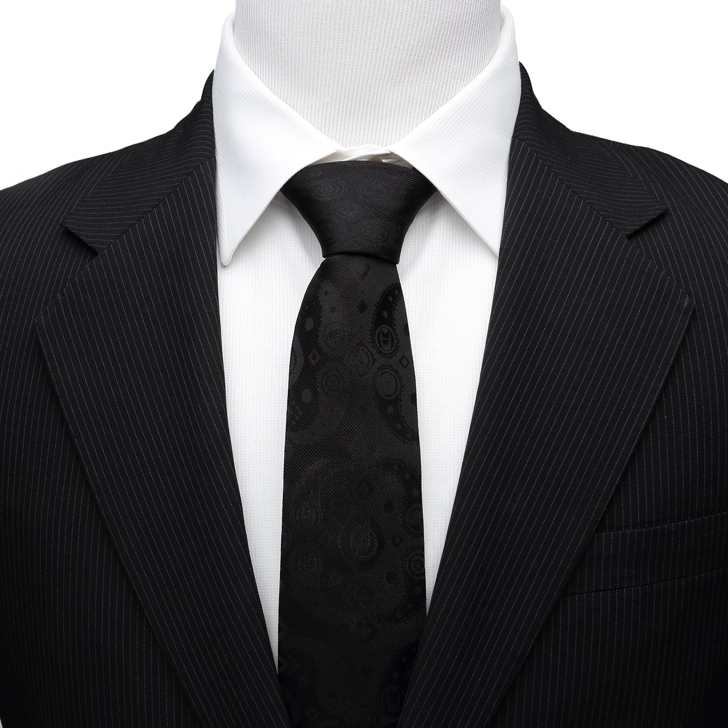 Marvel Avengers Paisley Icons Print Black Tie by Cufflinks.com