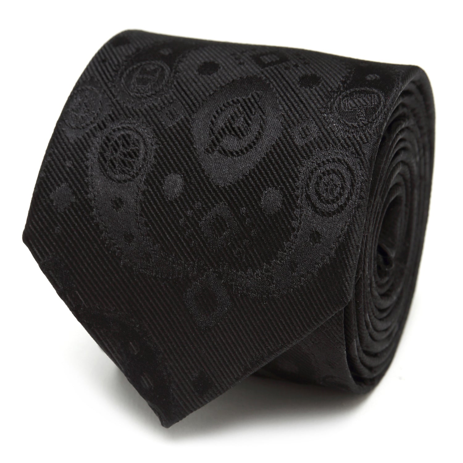 Marvel Avengers Paisley Icons Print Black Tie by Cufflinks.com