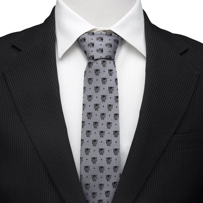 Marvel Black Panther Gray Dot Tie by Cufflinks.com
