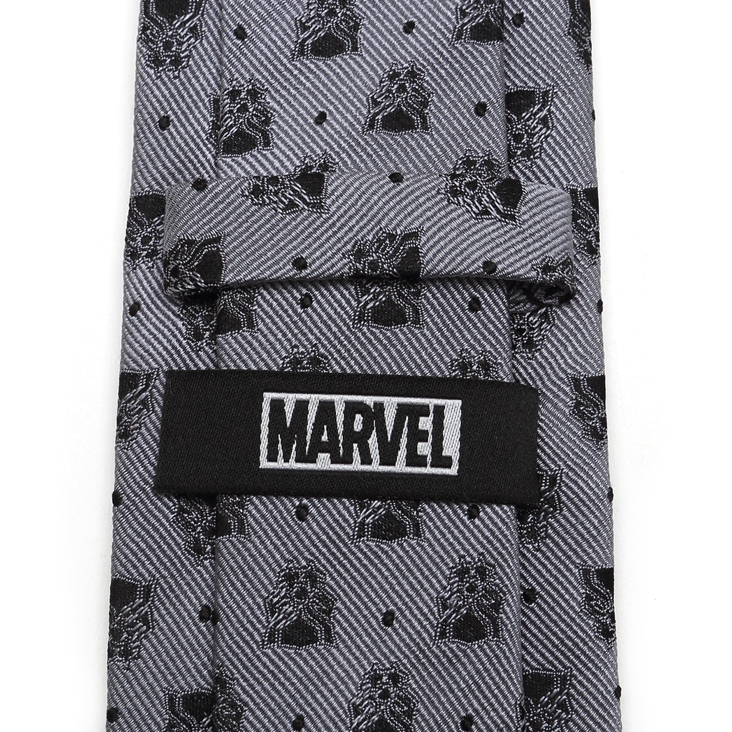 Marvel Black Panther Gray Dot Tie by Cufflinks.com