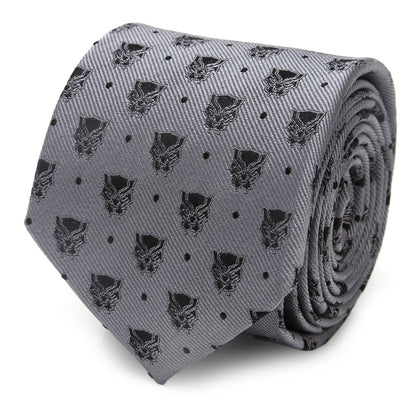 Marvel Black Panther Gray Dot Tie by Cufflinks.com
