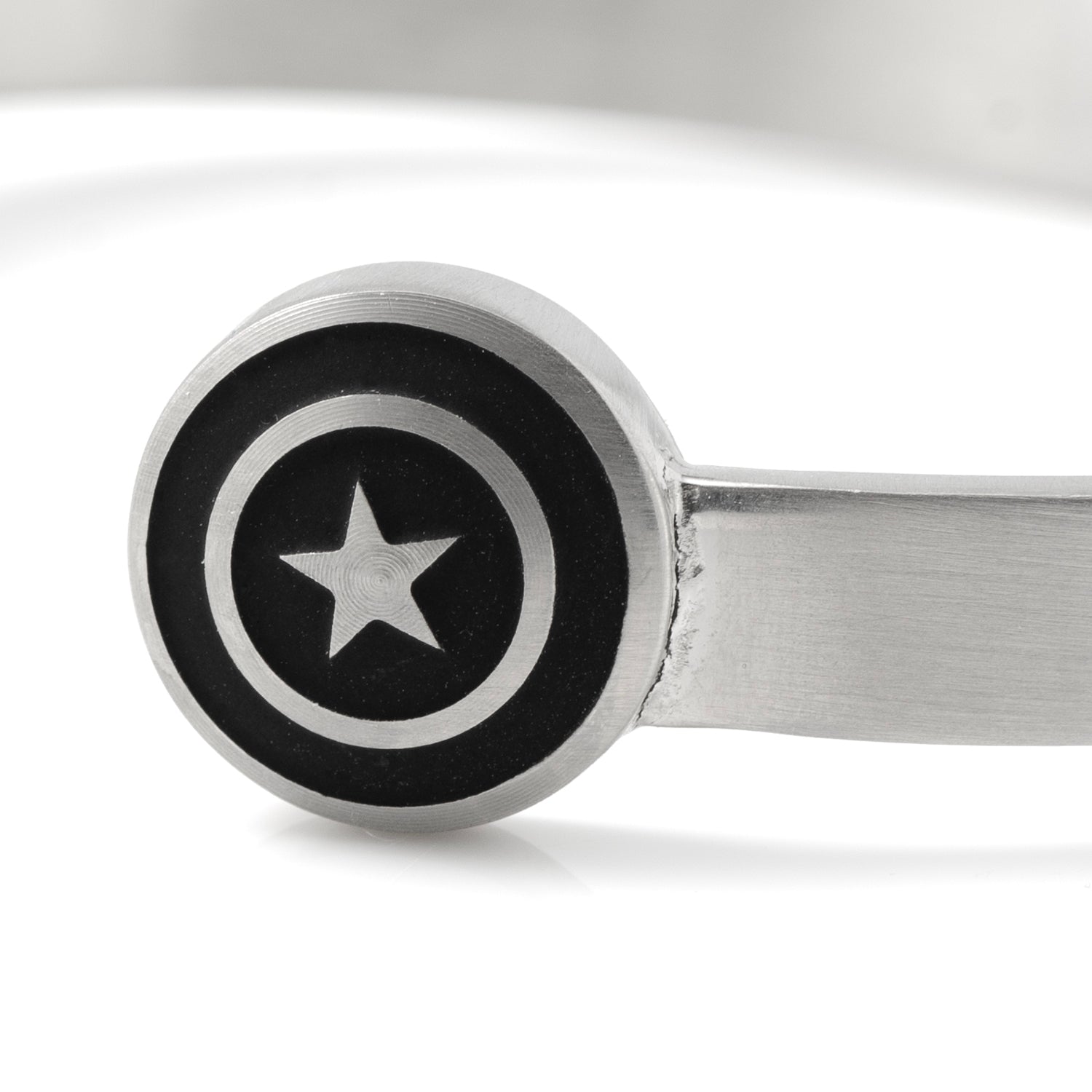 Marvel Captain America Stainless Steel Cuff Bracelet by Cufflinks.com