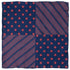 Marvel Captain America Shield Navy Pocket Square by Cufflinks.com