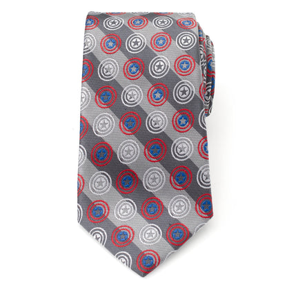 Marvel Captain America Gray Stripe Men&