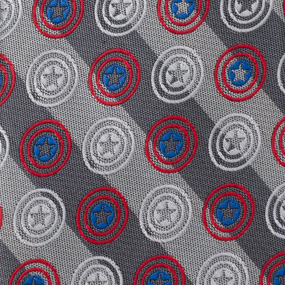 Marvel Captain America Gray Stripe Men&