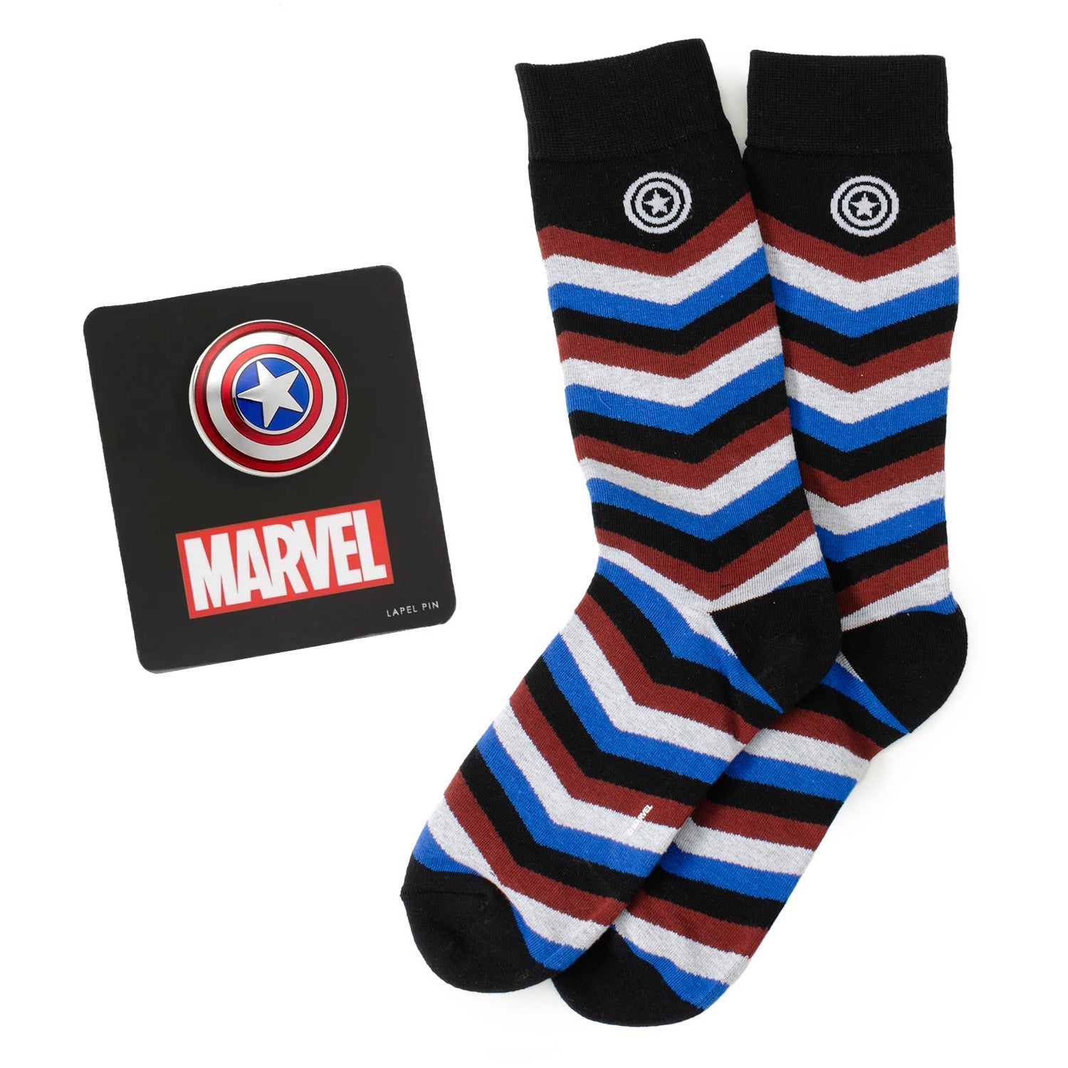 Marvel Captain America Chevron Stripe Gift Set