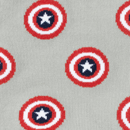 Marvel Captain America Gray Ankle Gift Set by Cufflinks.com