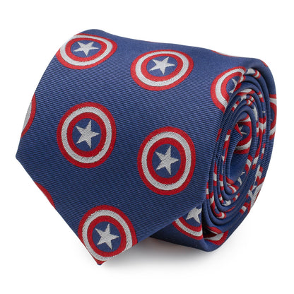 Marvel Captain America Hidden Message Blue Men&