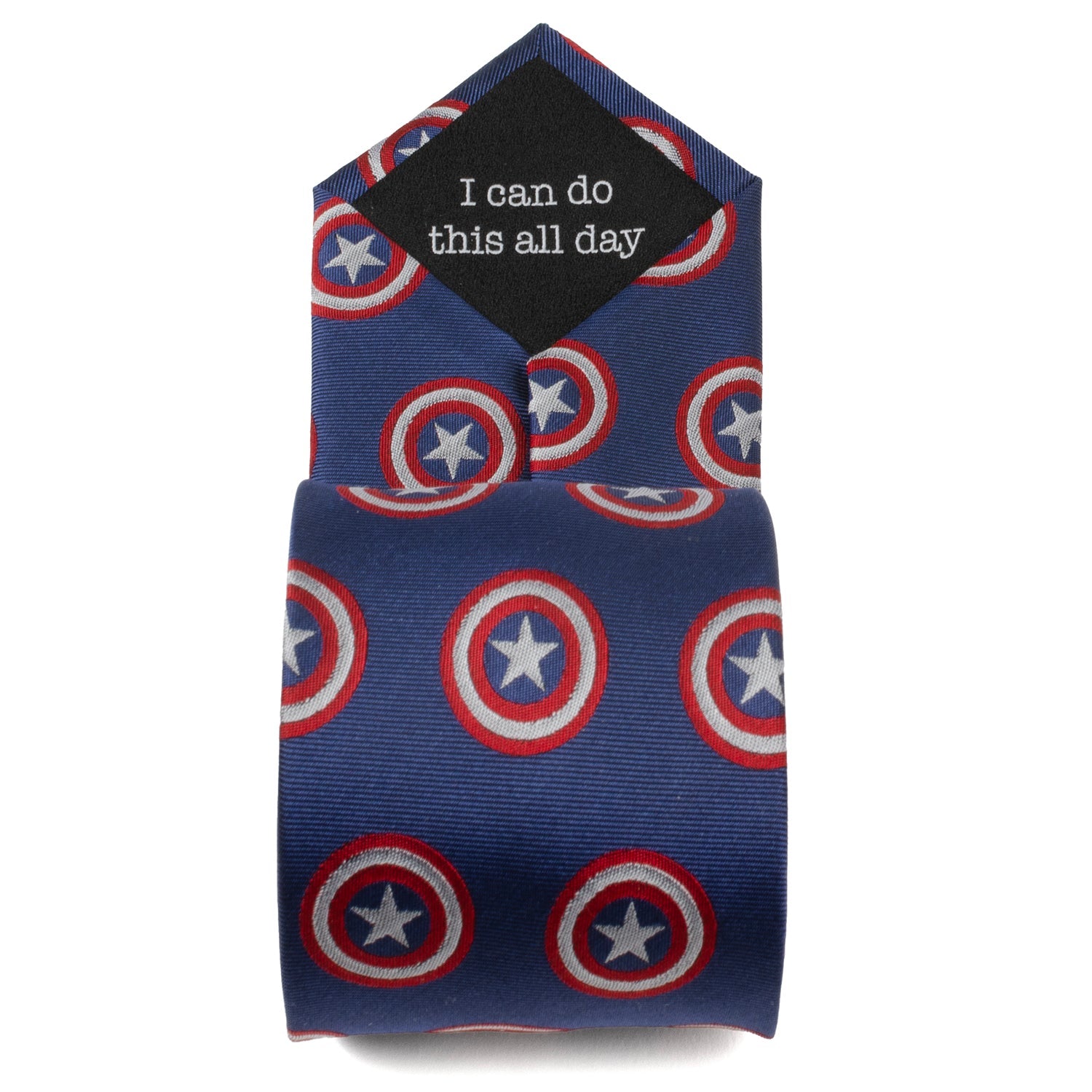 Marvel Captain America Hidden Message Blue Men&
