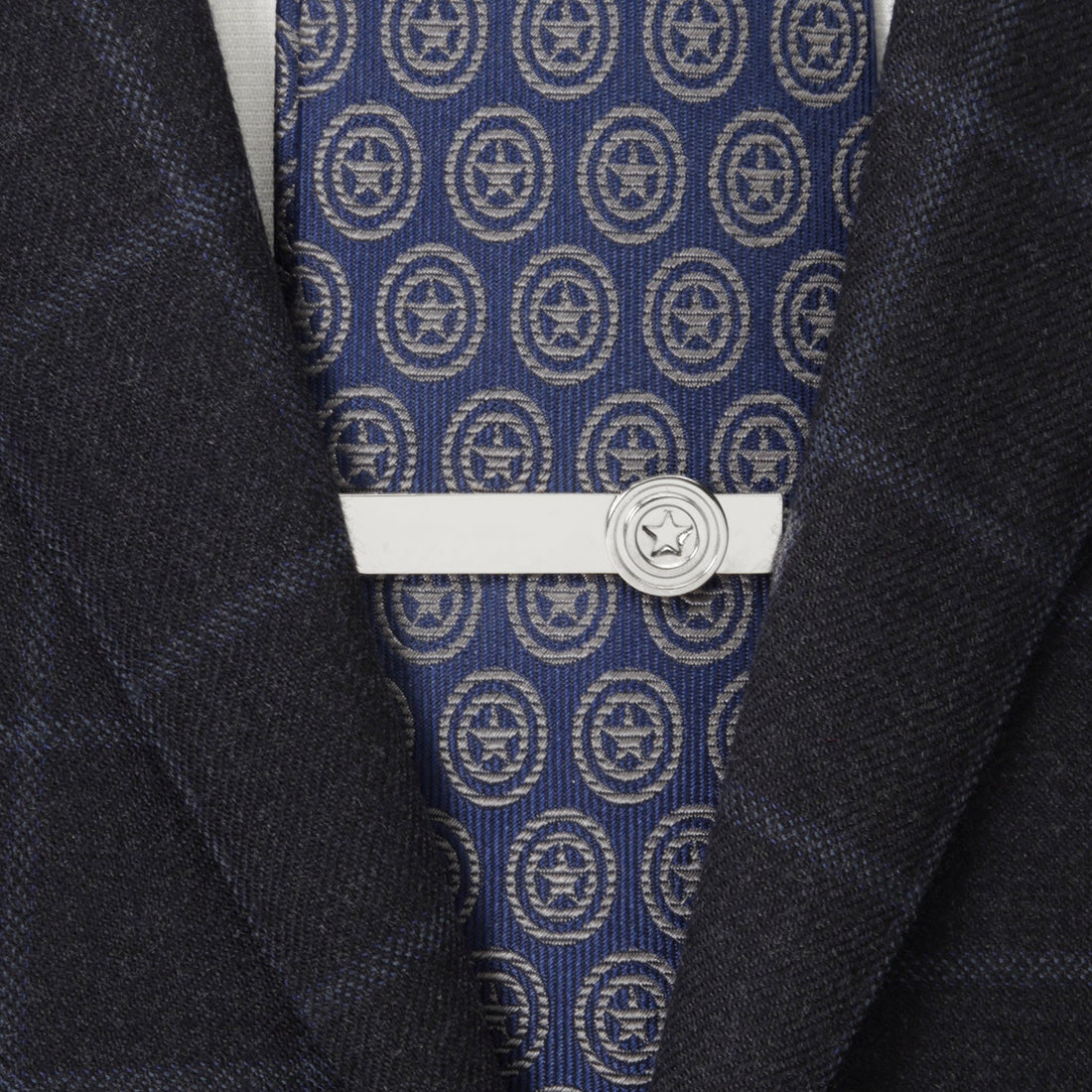 Marvel Captain America Hidden Message Tie Bar by Cufflinks.com