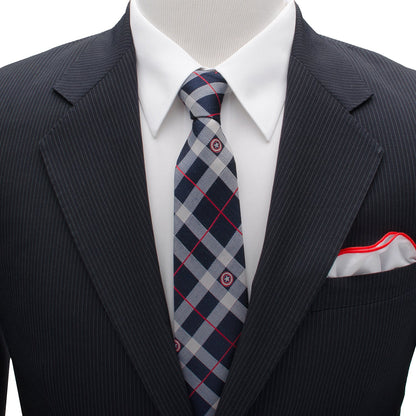 Marvel Captain America Blue Plaid Tie by Cufflinks.com