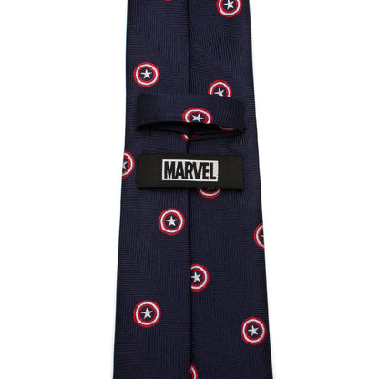 Marvel Captain America Navy Tie by Cufflinks.com