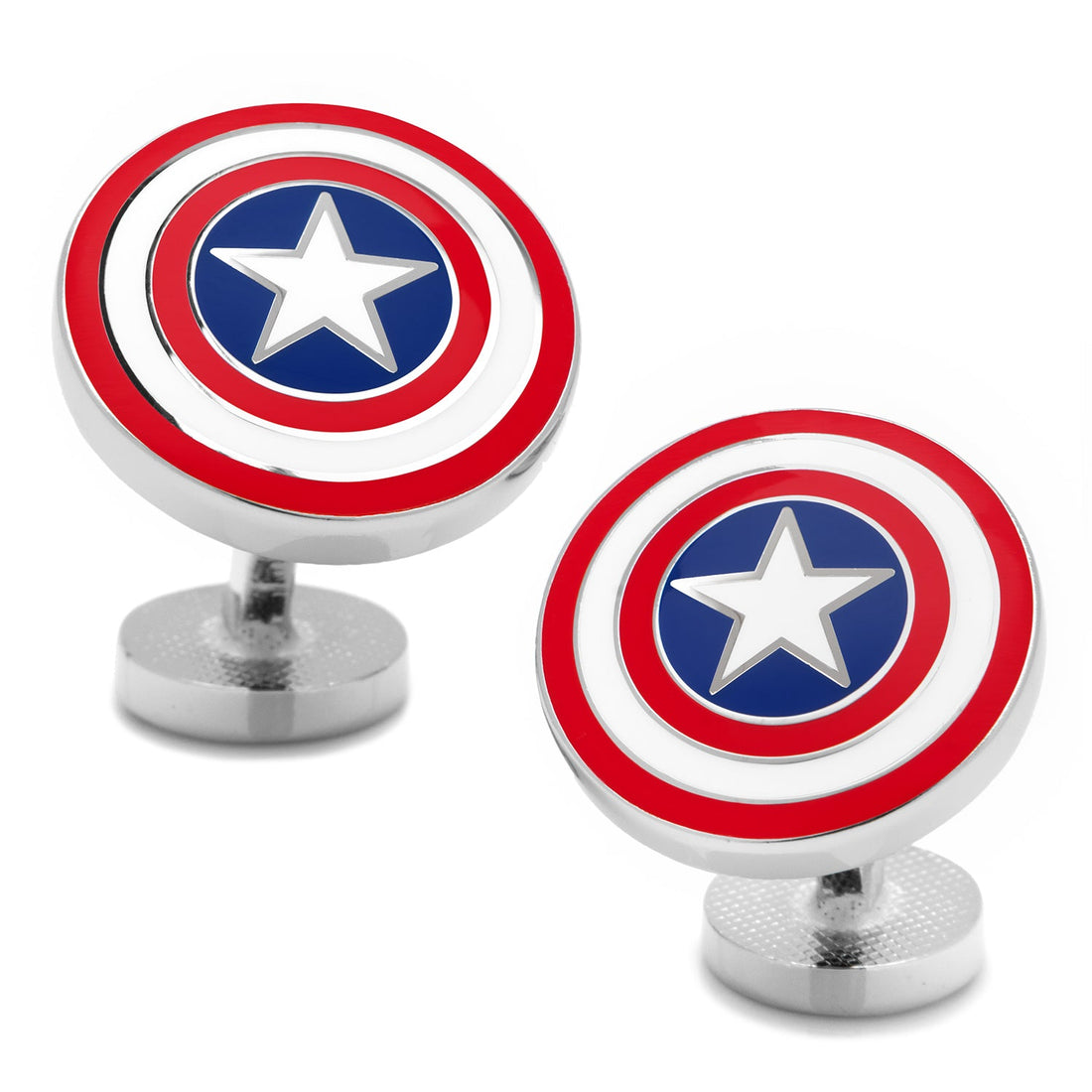 Marvel Captain America Shield Cufflinks by Cufflinks.com