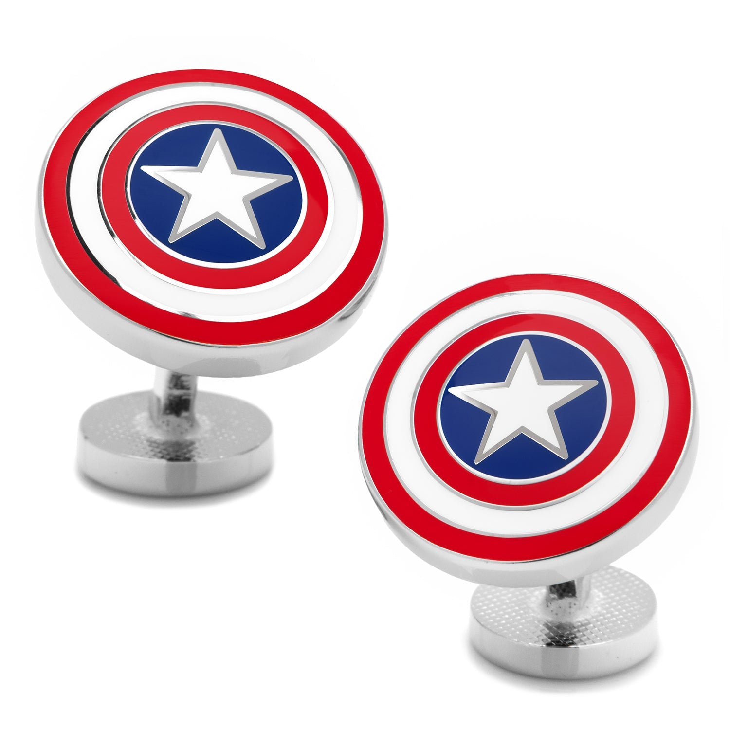 Marvel Captain America Shield Cufflinks by Cufflinks.com