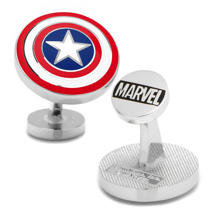 Marvel Captain America Shield Cufflinks by Cufflinks.com
