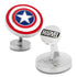 Marvel Captain America Shield Cufflinks by Cufflinks.com