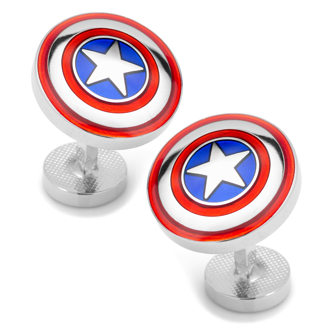 Marvel Avengers Captain America Shield Cufflinks by Cufflinks.com