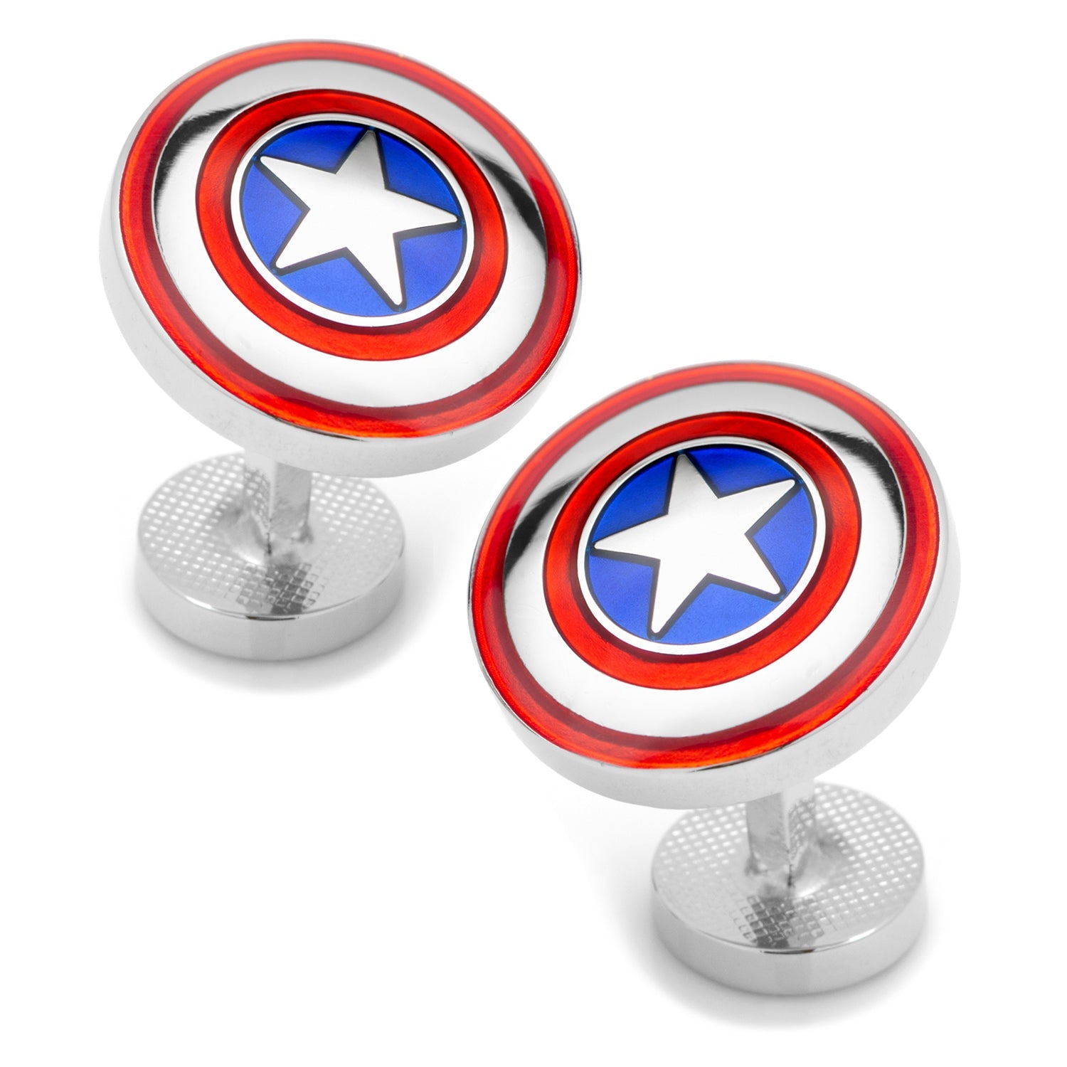 Marvel Avengers Captain America Shield Cufflinks by Cufflinks.com