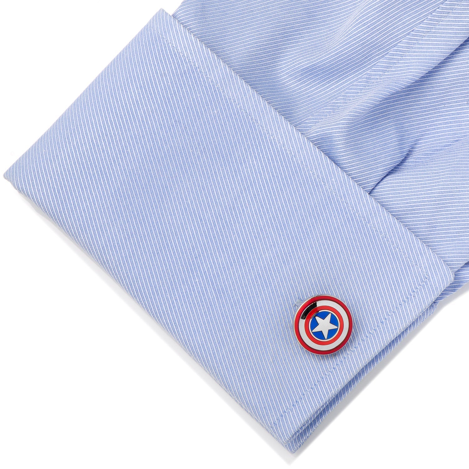 Marvel Avengers Captain America Shield Cufflinks by Cufflinks.com
