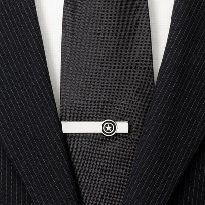 Marvel Captain America Silver Tie Bar  DestGlow