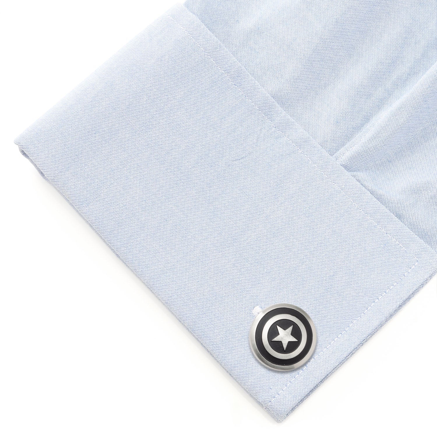 Marvel Captain America Shield Stainless Steel Cufflinks by Cufflinks.com