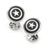 Marvel Captain America Shield Stainless Steel Cufflinks by Cufflinks.com