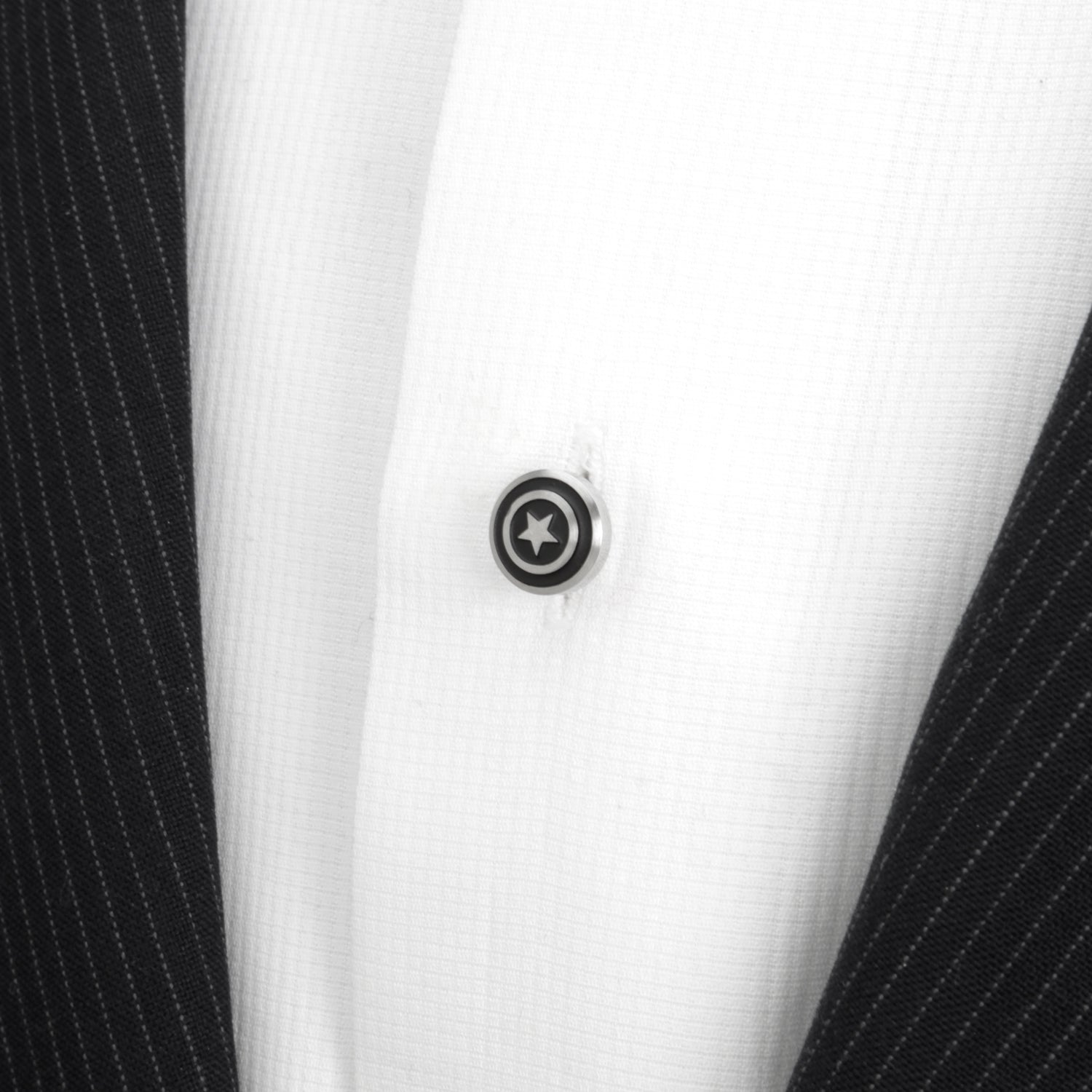 Marvel Captain America Shield Stainless Steel 5-Studs by Cufflinks.com