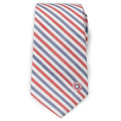 Marvel Captain America Striped White Men&