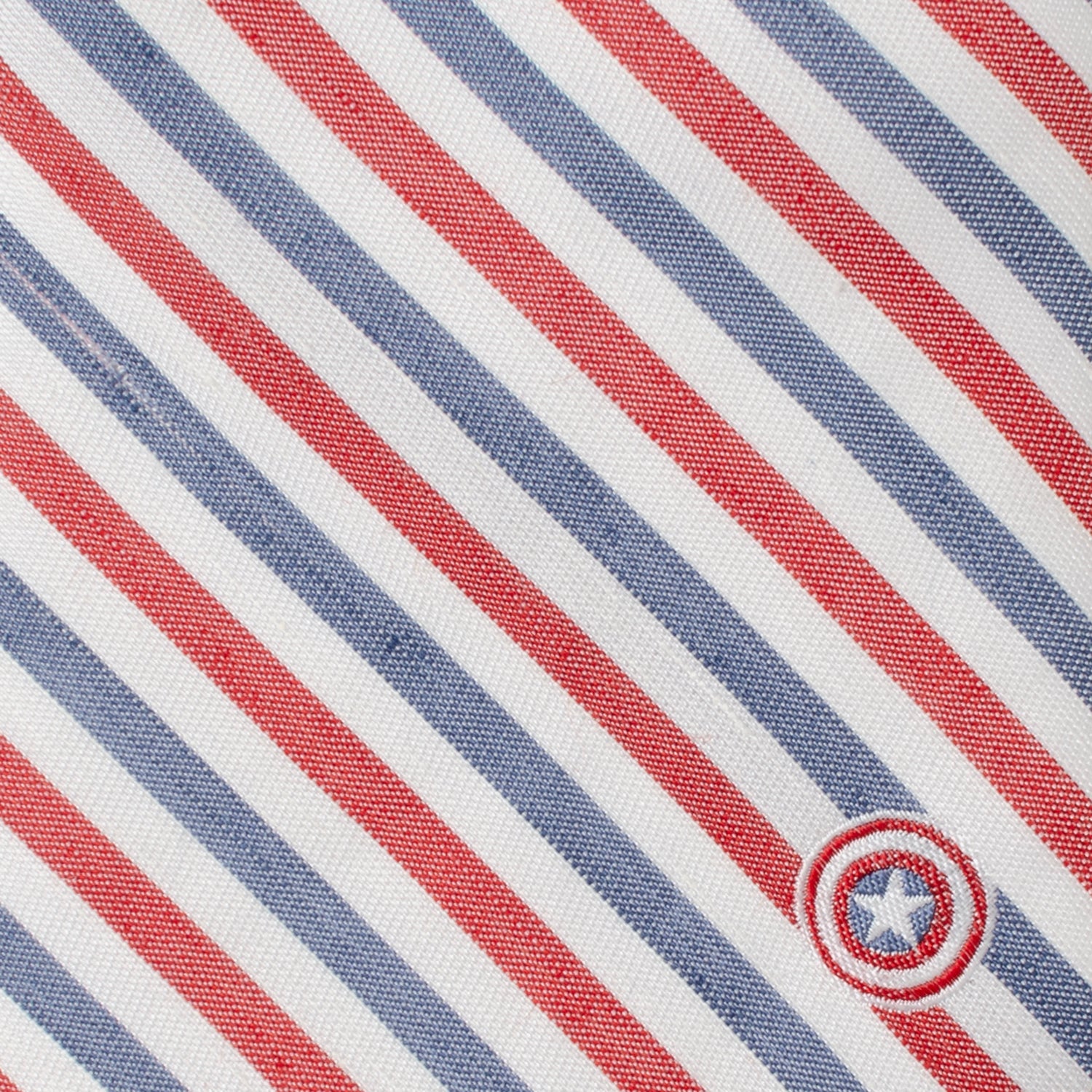 Marvel Captain America Striped White Men&