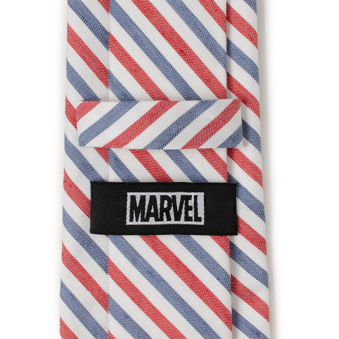 Marvel Captain America Striped White Men&