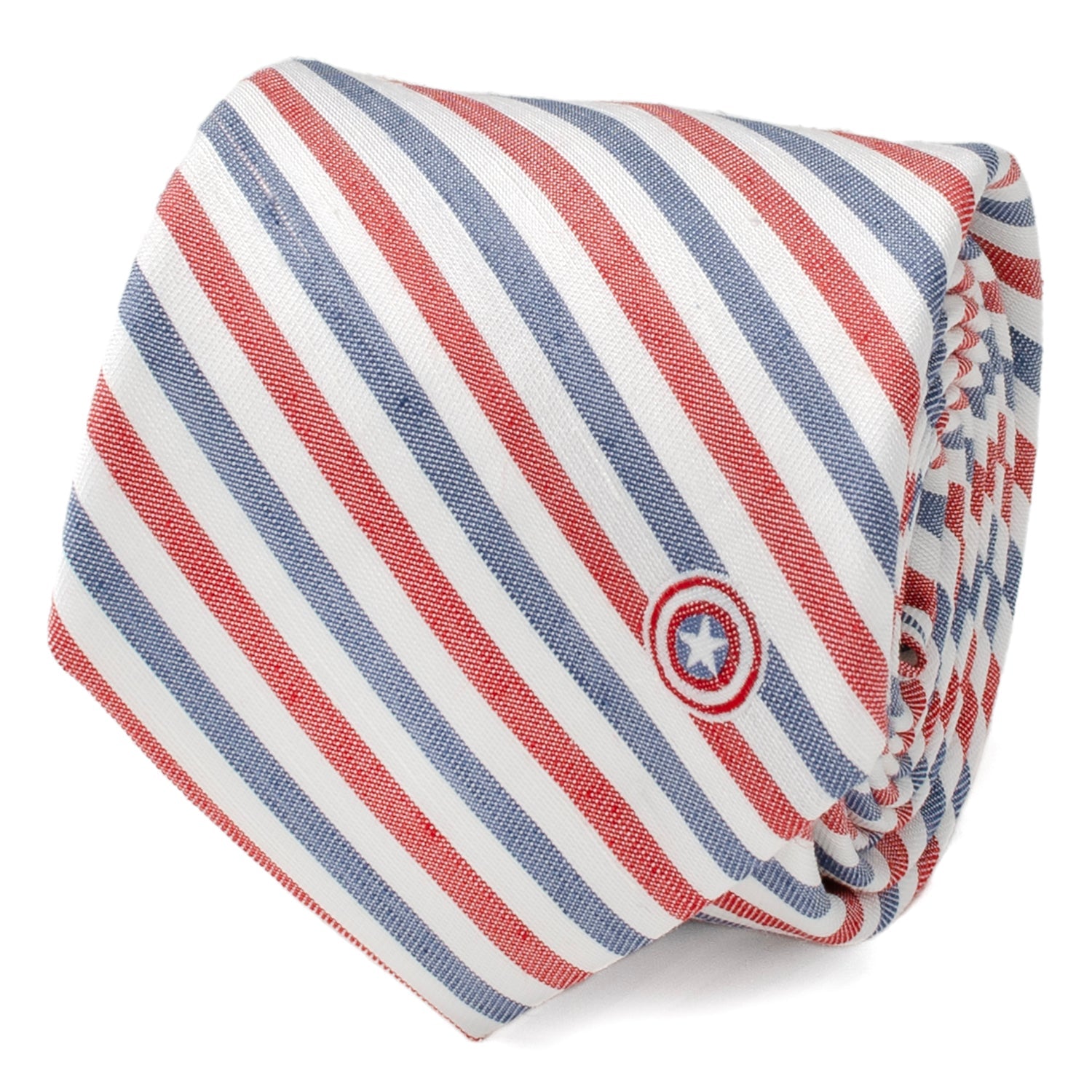 Marvel Captain America Striped White Men&