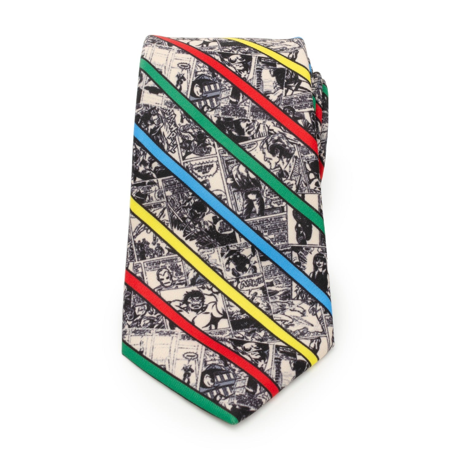 Marvel Comic Stripe Tan Men&