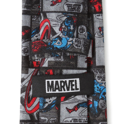 Marvel Captain America Comic Gray Men&