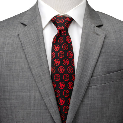 Marvel Daredevil Men’s Black Tie by Cufflinks.com