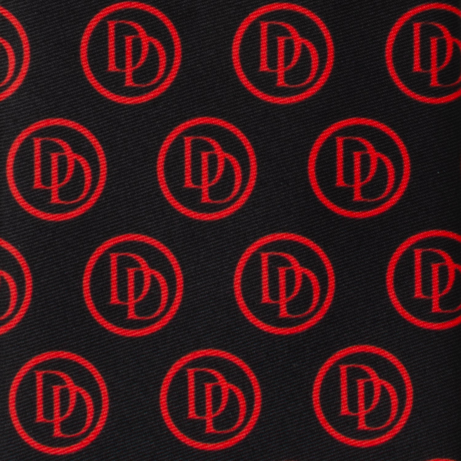 Marvel Daredevil Men’s Black Tie and Embossed Logo Lapel Pin Gift Set