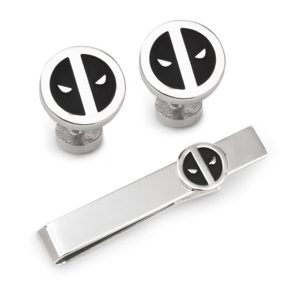 Marvel Deadpool Cufflinks and Tie Bar Gift Set