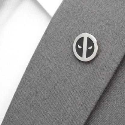 Marvel Deadpool Silver Mask Lapel Pin by Cufflinks.com
