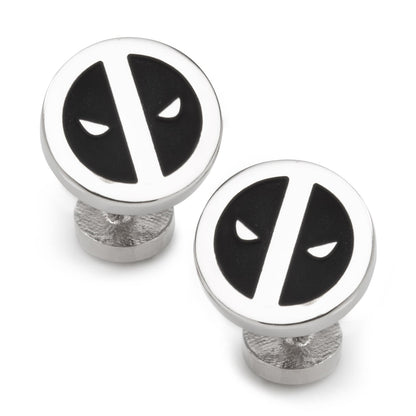 Marvel Deadpool Silver Mask Cufflinks by Cufflinks.com