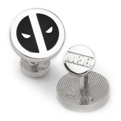 Marvel Deadpool Silver Mask Cufflinks by Cufflinks.com